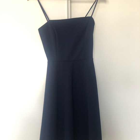 Navy Blue Boutique Dress - Picture 1 of 4